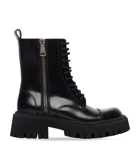 balenciaga lace up boots